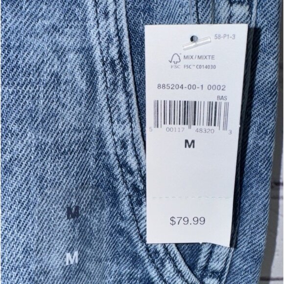 NWT GAP Denim Easy Jean Pull On Women's Medium Drawstring Stretch Waist $79.99 - Picture 3 of 8